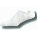 Stock Flat Knit Lightweight No Show Heel & Toe Sock (10-13 Large)